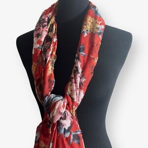 Floral scarf